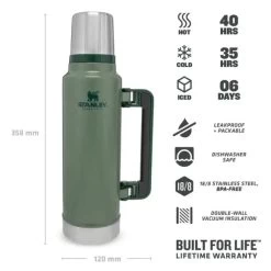Stanley Classic Series Legendary Classic Bottle With Handle -Outdoor Clothing Store 1.4l 1