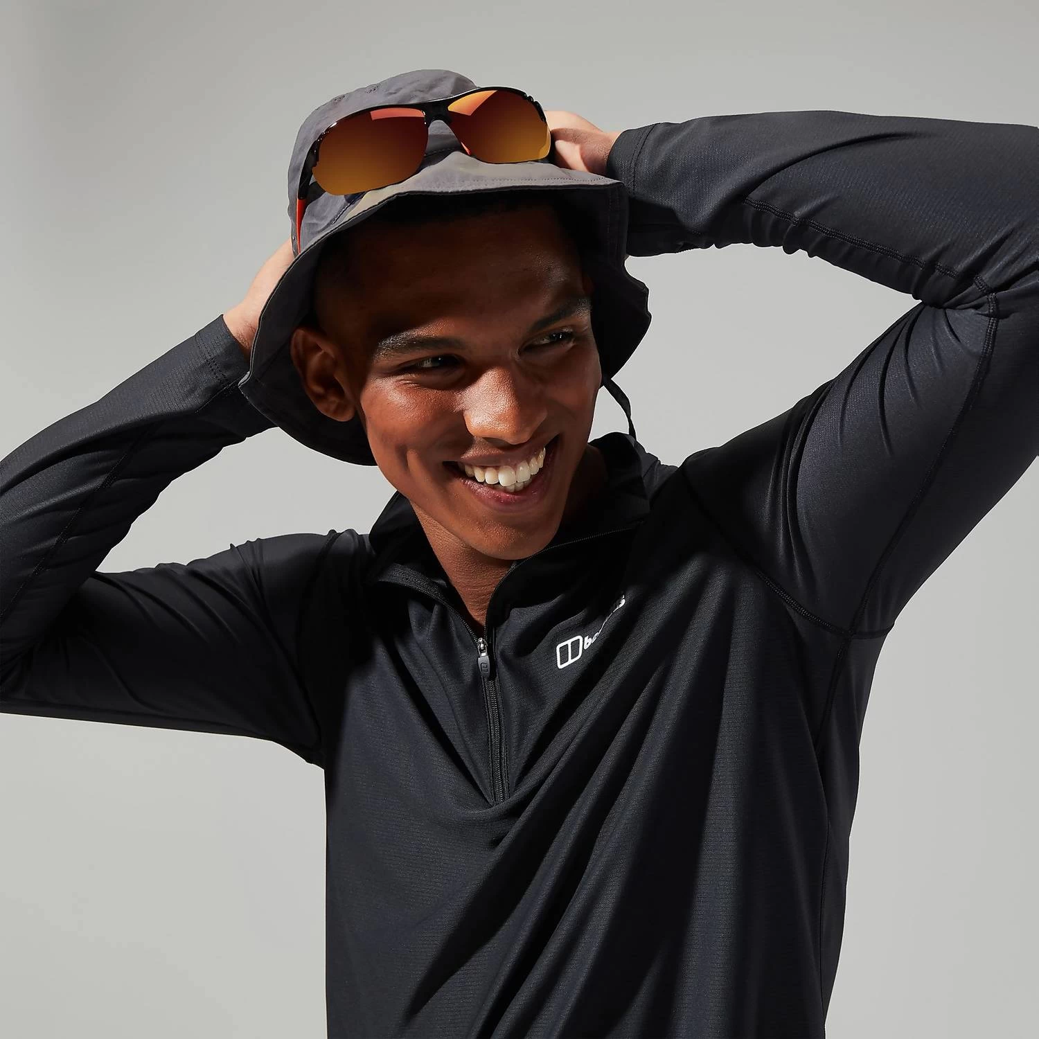 Berghaus Men's 24/7 Long Sleeve Half Zip Baselayer 4 Berghaus Men's 24/7 Long Sleeve Half Zip Baselayer - Image 4