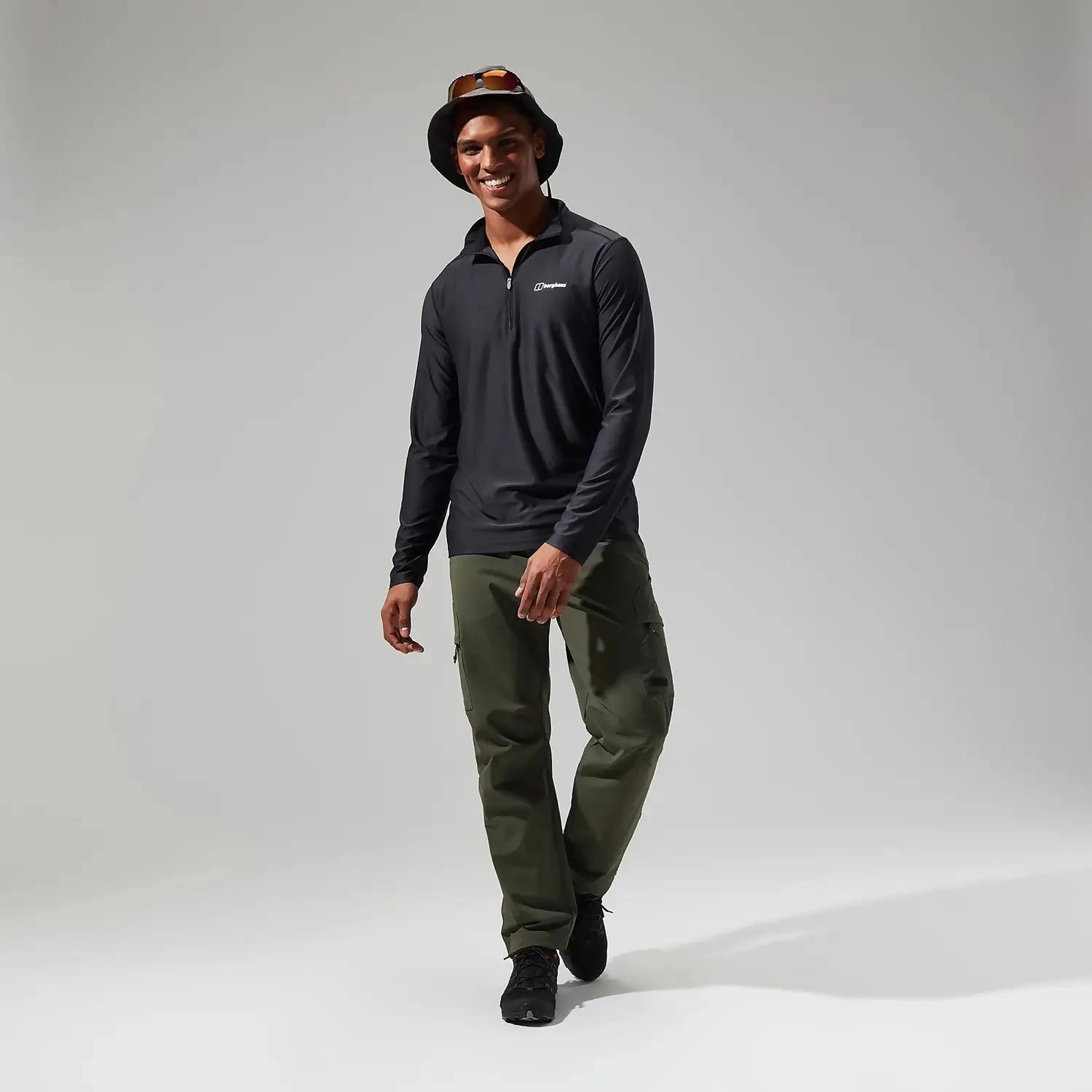 Berghaus Men's 24/7 Long Sleeve Half Zip Baselayer 2 Berghaus Men's 24/7 Long Sleeve Half Zip Baselayer - Image 2