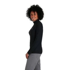 Berghaus Women's 24/7 Tech Tee Long Sleeve Half Zip -Outdoor Clothing Store 247 ls black 2