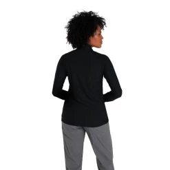 Berghaus Women's 24/7 Tech Tee Long Sleeve Half Zip -Outdoor Clothing Store 247 ls black 3
