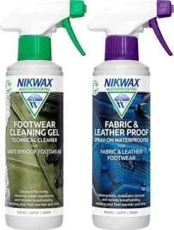 Nikwax Twin Fabric & Leather And Footwear Cleaning Gel