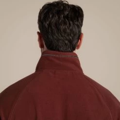 Craghoppers Men's Corey VI Half Zip Fleece -Outdoor Clothing Store 5 7 Men s Corey VI Half Zip Fleece Axinite Red Back Close Up