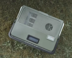 Easy Camp Arctic Bluebell 12V Coolbox 9 Easy Camp Arctic Bluebell 12V Coolbox -Outdoor Clothing Store ArcticBluebell12VCoolboxActionLid