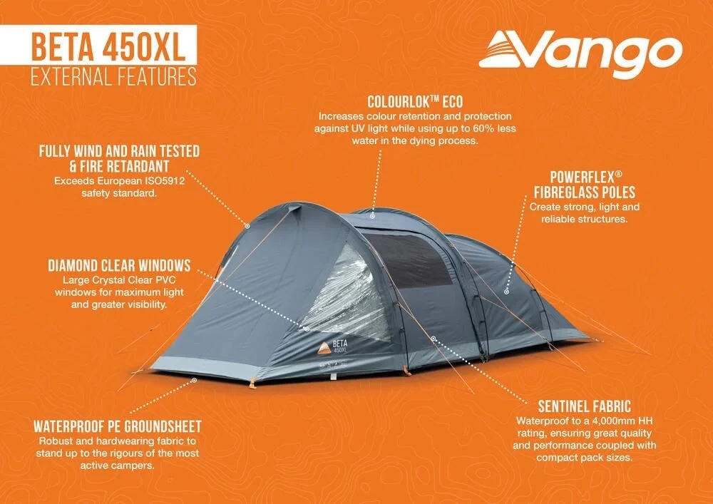 Vango Beta 450XL Tent 4 Vango Beta 450XL Tent - Image 4