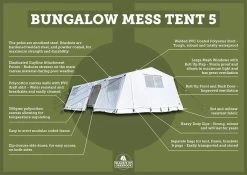 Bungalow Mess Tent 5 21 Bungalow Mess Tent 5 -Outdoor Clothing Store BungalowMessTent5Detaild