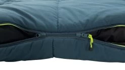 Outwell Celestial Lux Single Sleeping Bag 15 Outwell Celestial Lux Single Sleeping Bag -Outdoor Clothing Store CelestialLuxSingleStockCloseUpZip
