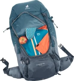 Deuter Futura Air Trek 60 + 10 Rucksack 10 Deuter Futura Air Trek 60 + 10 Rucksack -Outdoor Clothing Store FuturaAirTrek60AtlanticOpen