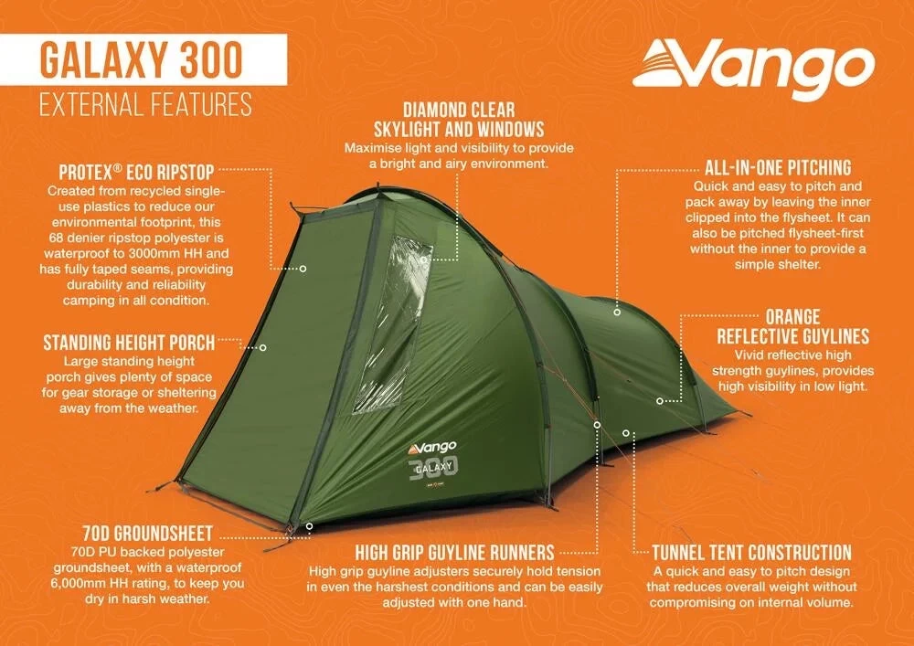 Vango Galaxy 300 Tent 7 Vango Galaxy 300 Tent - Image 7