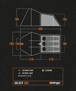 Vango Galaxy 300 Tent 9 Vango Galaxy 300 Tent -Outdoor Clothing Store Galaxy 300 Specifications