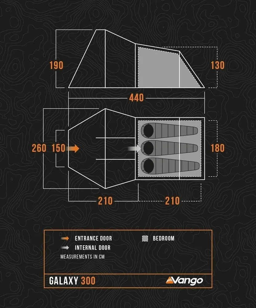 Vango Galaxy 300 Tent 3 Vango Galaxy 300 Tent - Image 3