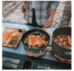 Jetboil Genesis Basecamp Double Burner 12 Jetboil Genesis Basecamp Double Burner -Outdoor Clothing Store GenesisBasecampDoubleBurnerAction2