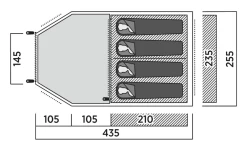 Easy Camp Hidra 4 11 Easy Camp Hidra 4 -Outdoor Clothing Store Hidra4Specs2