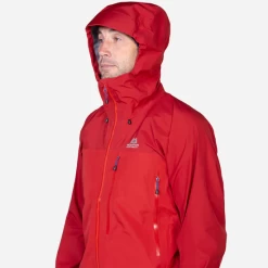 Mountain Equipment Men's Makalu Gore-Tex Jacket 9 Mountain Equipment Men's Makalu Gore-Tex Jacket -Outdoor Clothing Store ME 006911 Makalu Mens Jacket ME 01027 Imperial Red Crimson Hood Up 9834