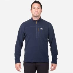 Mountain Equipment Men's Micro Half Zip Fleece Jacket -Outdoor Clothing Store ME 25786 Micro Zip T ME 01286 Cosmos Front 7372