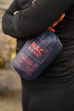 Mac In A Sac Unisex Poncho -Outdoor Clothing Store MIAS Poncho Navypac