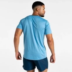 Dare2B Men's Discernible Lightweight T-Shirt -Outdoor Clothing Store Men s Discernible III T Shirt Bluesteel back