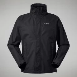 Berghaus Men's RG Alpha 2.0 Waterproof Jacket -Outdoor Clothing Store Men s RG Alpha 2.0 Jacket Black Stock Front