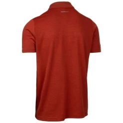 TRESPASS Men's Active McKay Polo -Outdoor Clothing Store MensActivePoloShirtMckayburntsiennaback