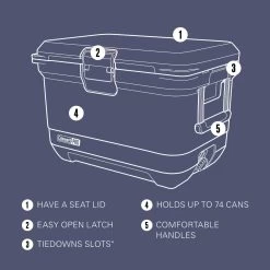 Coleman Pro 45QT (42.5l) Cooler 11 Coleman Pro 45QT (42.5l) Cooler -Outdoor Clothing Store Pro 45QT 42.5l Cooler Specs