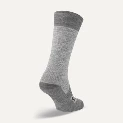Sealskinz Raynham Waterproof All Weather Mid Length Socks 7 Sealskinz Raynham Waterproof All Weather Mid Length Socks -Outdoor Clothing Store Raynham Sock Grey Grey Marl 2 Medium