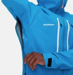 Mammut Men's Taiss HS Hooded Jacket -Outdoor Clothing Store Taiss HS Hooded Jacket Men glacier blue under arm