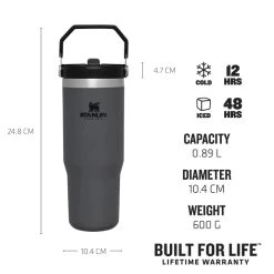 Stanley Classic Iceflow Flip Straw Tumbler | 0.89L | 15 Stanley Classic Iceflow Flip Straw Tumbler | 0.89L | -Outdoor Clothing Store TheIceFlow FlipStrawTumbler Charcoal 0.89L Thermals USPs 720x bdf782dd a3ee 48cb 9917 b457f181740a