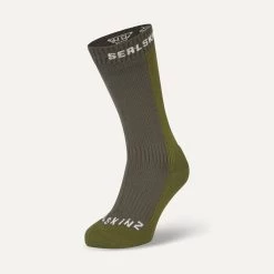 Sealskinz Starston Waterproof Cold Weather Mid Length Sock 6 Sealskinz Starston Waterproof Cold Weather Mid Length Sock -Outdoor Clothing Store Waterproof Cold Weather Mid Length Sock olive