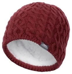 TRESPASS Women's Kendra Beanie 5 TRESPASS Women's Kendra Beanie -Outdoor Clothing Store cherryhat 1