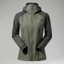 Berghaus Women's Deluge Pro Waterproof Jacket -Outdoor Clothing Store deluge grn drk gren