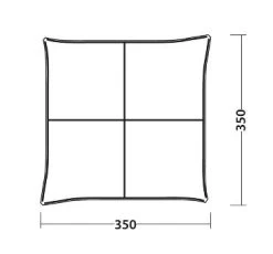 Outwell Event Lounge Large Shelter -Outdoor Clothing Store event lounge l layout 2