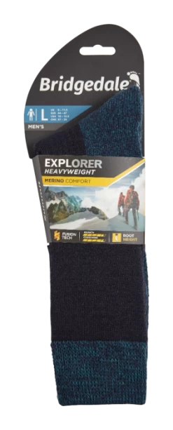 Bridgedale Men's Explorer Heavyweight Comfort Sock 6 Bridgedale Men's Explorer Heavyweight Comfort Sock -Outdoor Clothing Store explorer pack