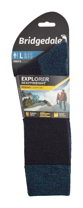 Bridgedale Men's Explorer Heavyweight Comfort Sock 3 Bridgedale Men's Explorer Heavyweight Comfort Sock - Image 3