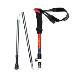 Scarr Folding Walking Pole -Outdoor Clothing Store folding red 2