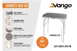 Vango Granite Duo 60 Table 5 Vango Granite Duo 60 Table -Outdoor Clothing Store granite duo 60 table 1
