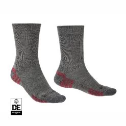 Bridgedale Men's Hike Lightweight Merino Performance Sock -Outdoor Clothing Store hikemenslightweightmpbootgreyheatherpr