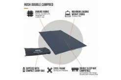 Vango Hush Double Campbed -Outdoor Clothing Store hush double campbed diagram