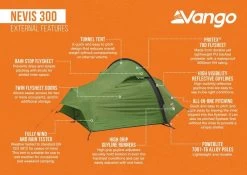 Vango Nevis 300 Tent 16 Vango Nevis 300 Tent -Outdoor Clothing Store nevis30025extfeaturs