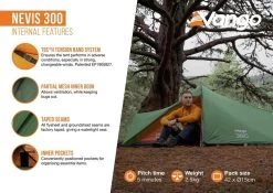Vango Nevis 300 Tent 17 Vango Nevis 300 Tent -Outdoor Clothing Store nevis30025internfeatures