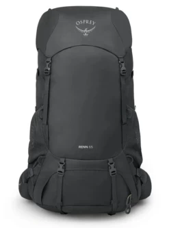 Osprey Renn 65 Womens Trekking Backpack 11 Osprey Renn 65 Womens Trekking Backpack -Outdoor Clothing Store renn 65 charcoal front view
