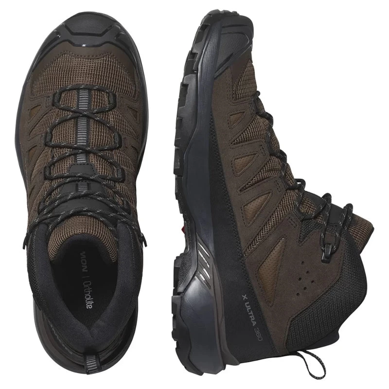 Salomon Men's X Ultra 360 Leather GORE-TEX Mid 4 Salomon Men's X Ultra 360 Leather GORE-TEX Mid - Image 4