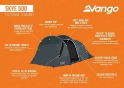 Vango Skye 500 Tent 11 Vango Skye 500 Tent -Outdoor Clothing Store skye50025features