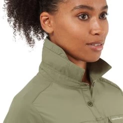 Craghoppers Women's NosiLife Adventure Long Sleeve Shirt 9 Craghoppers Women's NosiLife Adventure Long Sleeve Shirt -Outdoor Clothing Store soft moss collar