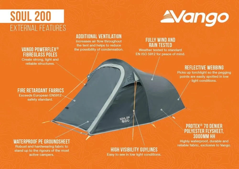 Vango Soul 200 Tent 4 Vango Soul 200 Tent - Image 4