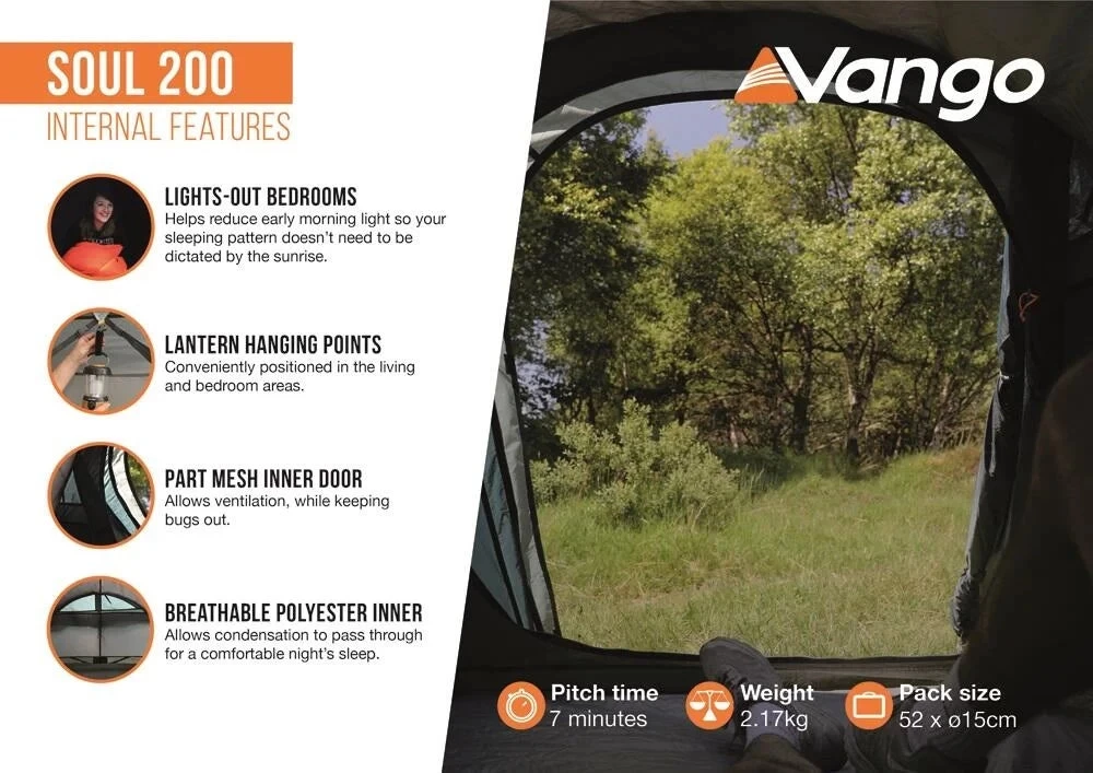 Vango Soul 200 Tent 5 Vango Soul 200 Tent - Image 5