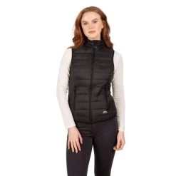 TRESPASS Women's Teeley Packaway Padded Gilet -Outdoor Clothing Store teeley fajkgitr0004 blk m01 1