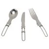 3 Piece Stainless Steel Folding Cutlery Set