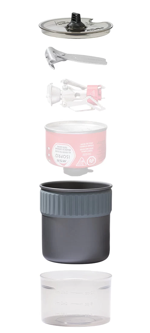 MSR Trail Mini Solo Cook Set 2 MSR Trail Mini Solo Cook Set - Image 2